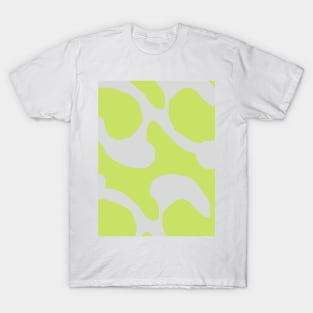 Abstract pattern gray pastel swirl T-Shirt